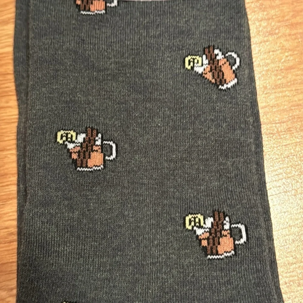 NWT J. Crew Green Hot Toddy‎ Casual Mens Socks